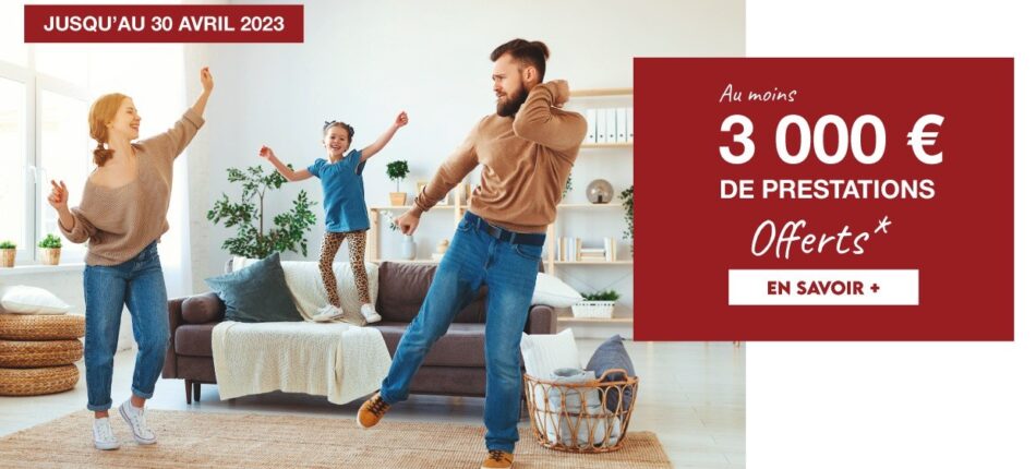 Offre exclusive : au moins 3000€ de prestations offerts 