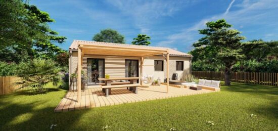 Plan de maison Surface terrain 90 m2 - 4 pièces - 3  chambres -  sans garage 