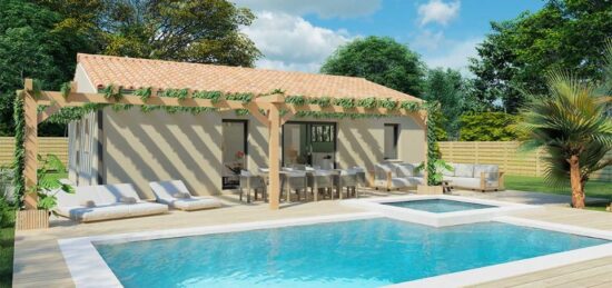 Plan de maison Surface terrain 80 m2 - 4 pièces - 3  chambres -  sans garage 