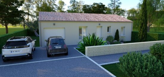 Maison neuve à Baron, Nouvelle-Aquitaine